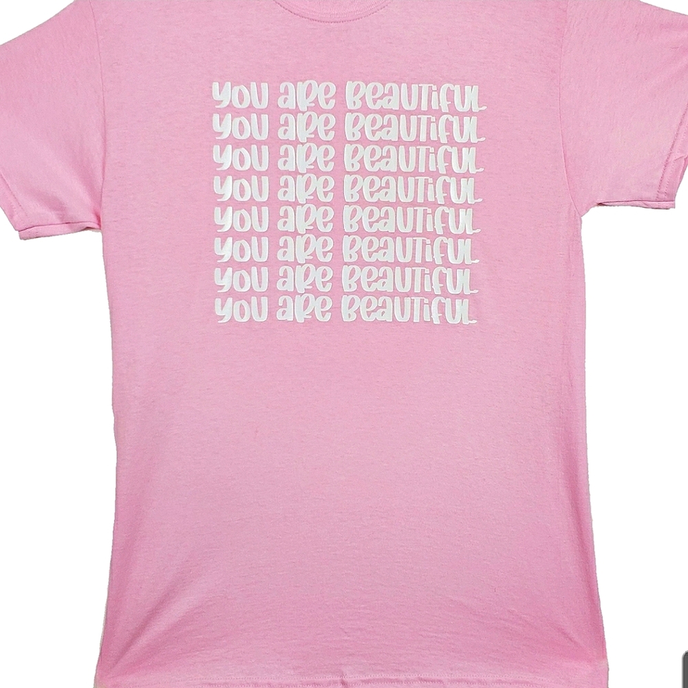 Unisex (Mens/Women's) Pink YAB Tee - Picture 2 of 2